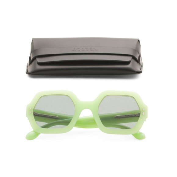 ISABEL MARANT Green 52mm Square Sunglasses - Picture 1 of 2